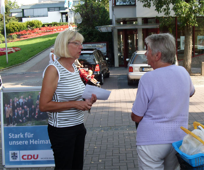 22.82.2009 - 20.08.2009, Info-Stand Marktplatz - 20.08.2009, Info-Stand am Marktplatz