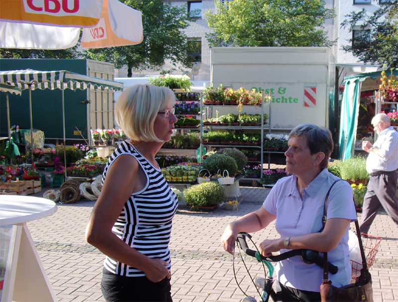 13.82.2009 - 27.08.2009, Info-Stand Marktplatz - 27.08.2009, Info-Stand Marktplatz 