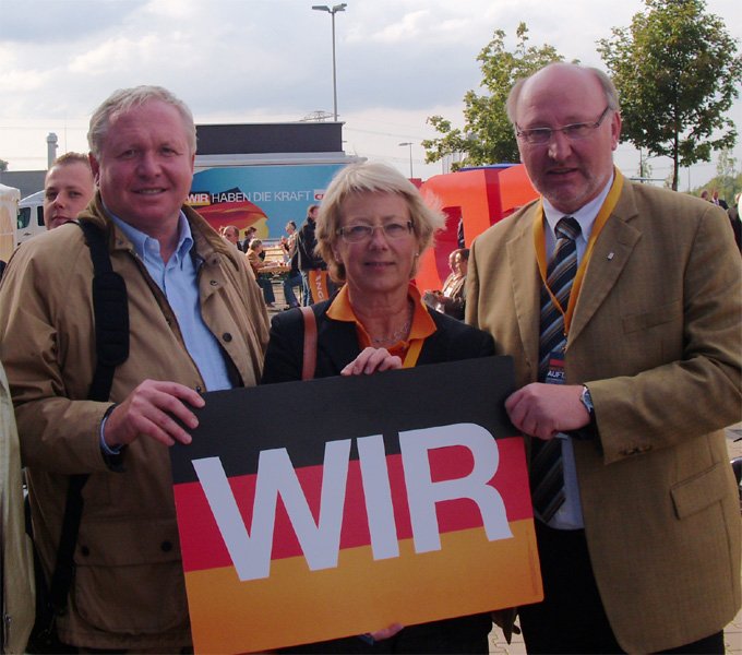 18.90.2009 - 06.09.2009, Wahlkampfauftakt Bundestagswahl 2009 - 06.09.2009, Wahlkampfauftakt der Bundestagswahl 2009 in Düsseldorf