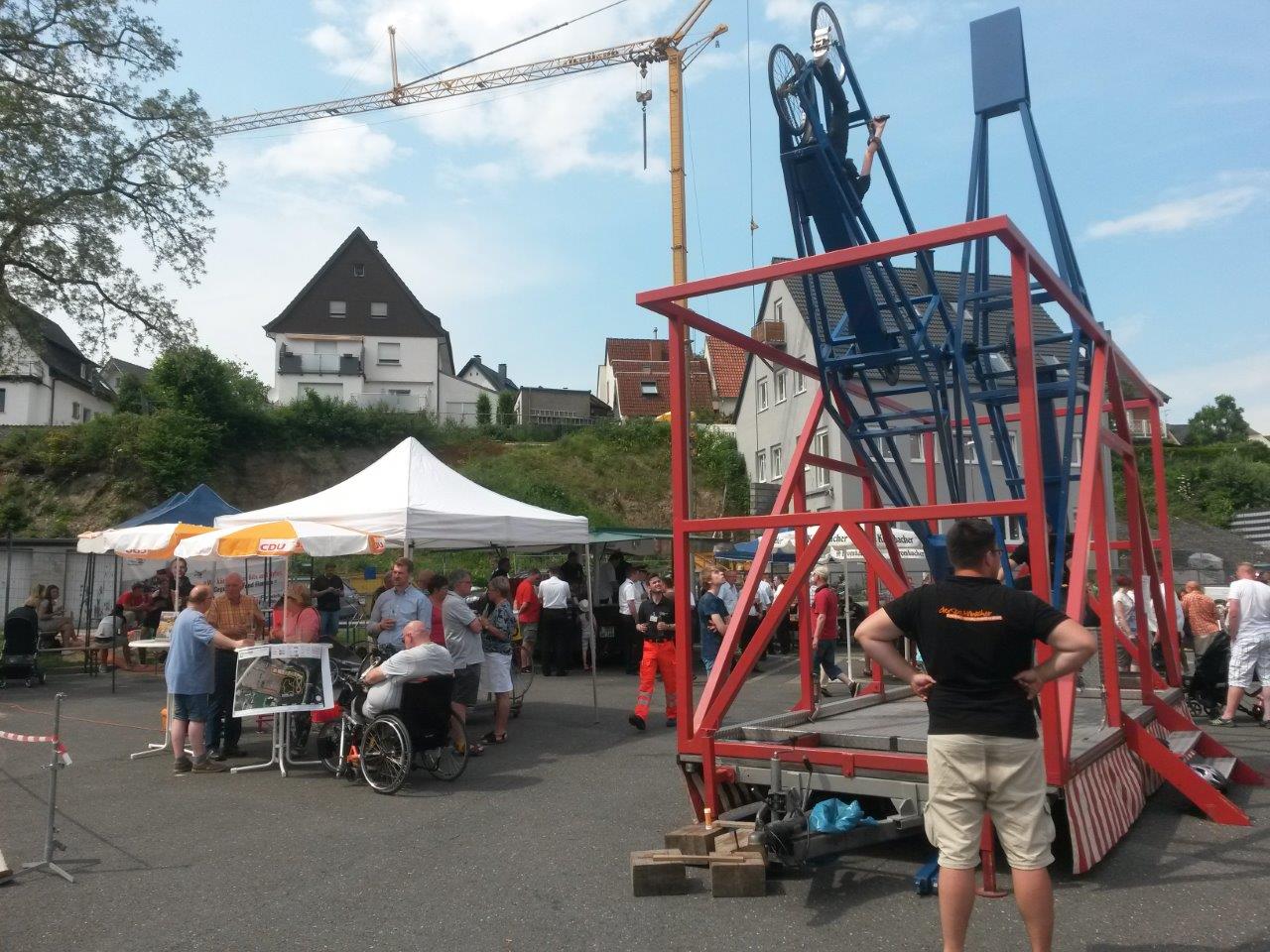 13.52.2018 - Wickeder Fahrradtag - CDU-Infostand zum Bike-Park mit Bike-Loop