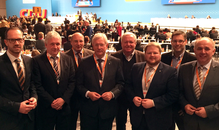 Die Delegierten des Kreises Soest auf dem Bundesparteitag in Karlsruhe