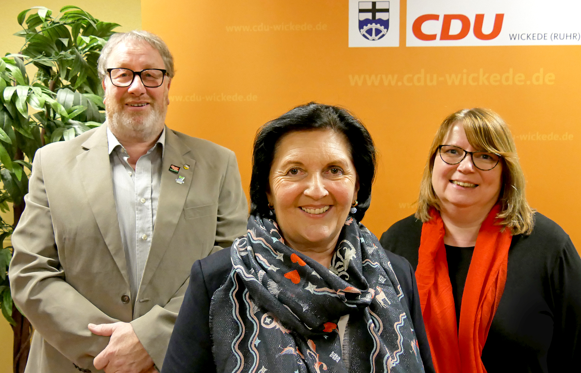 Martin Vollmer, Eva Irrgang und Martina Michalzik (v.l.n.r.)